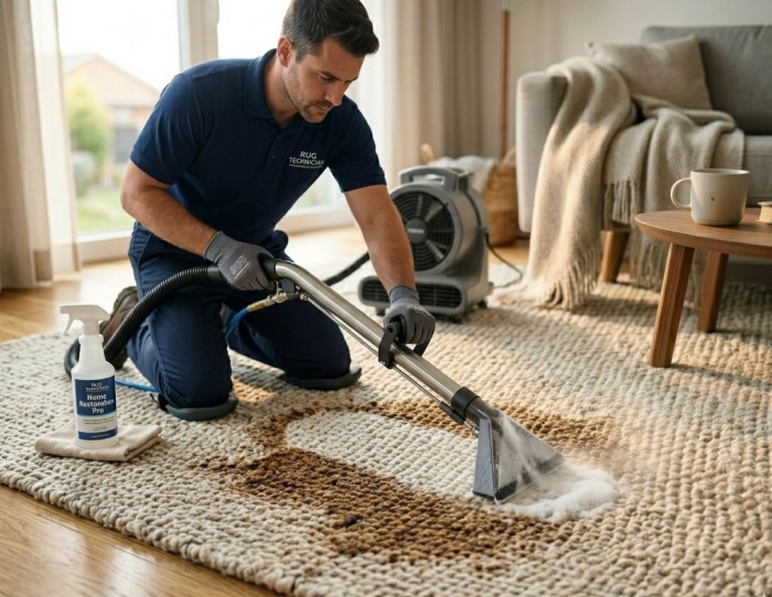 coffee stain removal from rugs